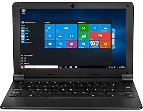 iSTYLE 10.1 Pouces Ordinateur Portable Windows 10 Mince PC Portable Laptop Netbook - 2GB RAM 32GB Storage, Intel CPU, USB 3.0, WiFi, HDMI, BT, Supporte 1T TF-Card, Français Clavier AZERTY (Noir)