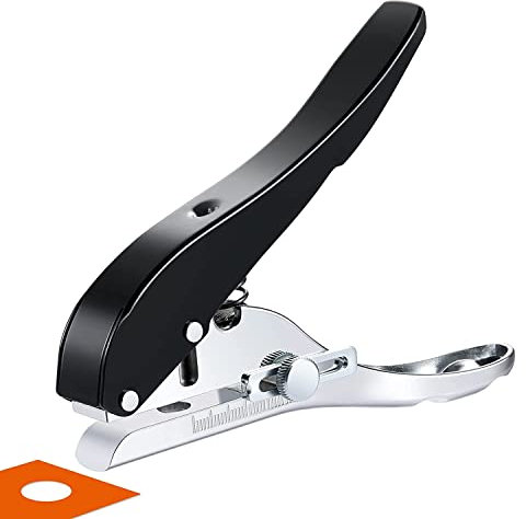 Kopinma Hole Punch Plier 3/8 Inch-10mm Single Leather Hole Punch, Heavy Duty Hole Punch Set, Portable Handheld Hole Punch for paper, Pet Collars,Cards, hang tags, badges