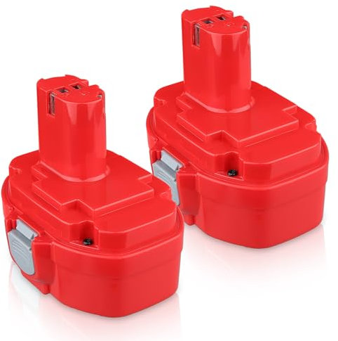 DASNITE 2 Stück 4,8Ah 1822 Ersatzakku für Makita Akku 18V NI-Mh PA18 1822 1833 1834 1835 1835F 192827-3 1928273 192829-9 193102-0 193159-1 193784-8 194105-7 194107-3 194158-6 für 18V Akku-Werkzeugen