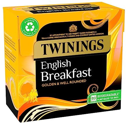 English Breakfast englischer Schwarztee schwarzer Tee aus England 80 Teebeutel - importiert von Shestore24