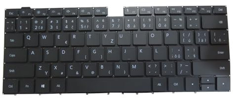 RTDPART Laptop Keyboard For HUAWEI MateBook 14 2020 For AMD KLVL-WFE9 Black Czech CZ