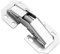 12 bisagras de puerta de cocina ocultas con tornillos, bisagras para puerta de armario (12 unidades)