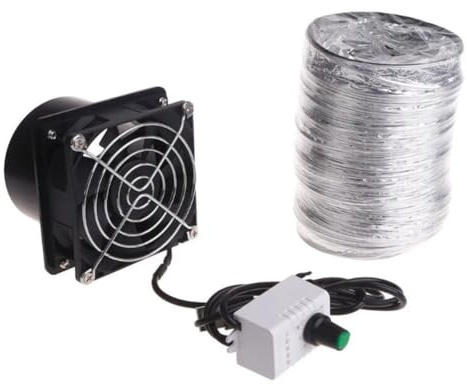 Harewtwy Smoke Absorber Accessories Fume Extractor Fan Pipe Duct Exhuast Exhaust Fan USB Adjustable Speed C