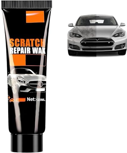 Car Scratch Remover Wax, Car Paint Scratch Repair Kit, Polish Compound for Removing Scratches Swirls and Scuffs, Safe for All Paint Types Vehicles