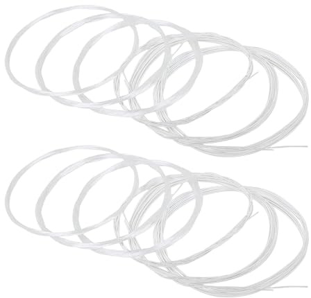Confezione da 12 corde di ricambio per strumenti musicali, struttura in metallo, adatte per chitarra acustica Oud Long Tone Life