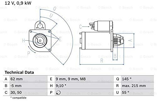 Bosch 0986013850 Starter