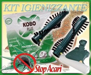 Sconosciuto Polvere DETERGENTI Secco RULLI EB 360 per BATTITAPPETO VORWERK Folletto