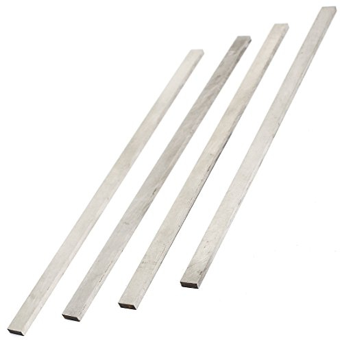 sourcing map 4Stk. Abstechen Fräsen Drehmaschine HSS Werkzeugeinsatz Schneide 3mmx8mmx200mm
