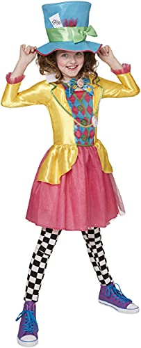 Rubie's Official Girl's Disney Alice in Wonderland Mad Hatter Costume - Medium - 5 - 6 years