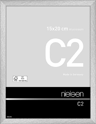 nielsen Aluminium Bilderrahmen C2, 15x20 cm, Reflex Silber