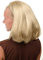 WIG ME UP - 90606+3-22 Halbperücke Haarteil edel mit geflochtenem Haarreif schulterlang glatt hellblond
