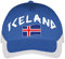Supportershop Fußball Island Kappe, Blau, Einheitsgröße