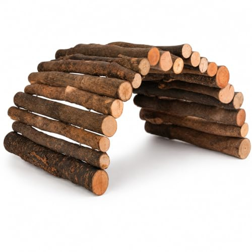 Pet Ting Large Natural Living Flexible Bridge Wood 50cm Guinea Pig Chinchilla