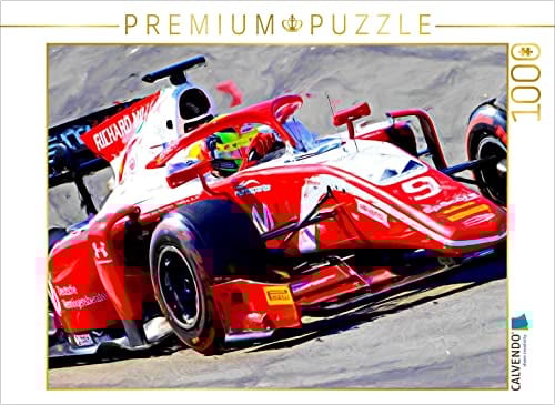 CALVENDO Puzzle Mick Schumacher, Sohn der Legende Michael Schumacher, startet in der Formel 2. 1000 Teile Puzzle quer | Lege-Größe cm Foto-Puzzle für glückliche Stunden