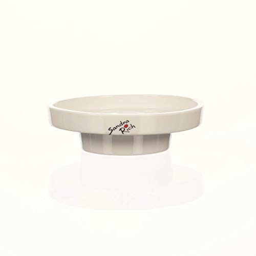 Sandra Rich, Kerzenschale, Kerzenständer Shine Porzellan. 15-16 cm. Creme Weiss. 28000-15-40