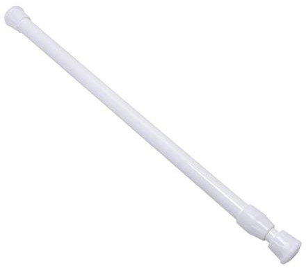 Barra de tensión, soporte telescópico de repuesto para ducha, barra de cortina extensible resistente para cocina, baño, armario, armario, ventana