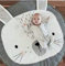 KIKOM Baby Crawling coperte,Rotondo animale Tappeto per Bambini,Tappeto per la cameretta dei Bambini Antiscivolo Tappetino per Gattonare per Bambini 90cm (Coniglio grigio)