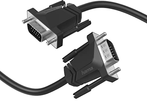 Hama VGA-Kabel, Full-HD 1080p schwarz 3 m lang
