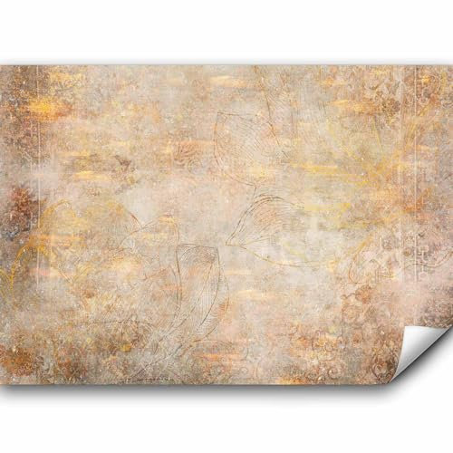 murando - Fototapete Selbstklebend Abstrakt 441x315 cm - Foto Tapete Tapetenfolie Möbelfolie Wandverkleidung Wandtapete Motivtapeten Wohnzimmer Schlafzimmer 3d Modern - Blumen Ornament b-A-0808-a-a