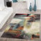 TT Home Wohnzimmer Teppich Kurzflor Abstrakt Geometrisch Design Used Look Modern, Farbe:Bunt 2, Größe:200x290 cm
