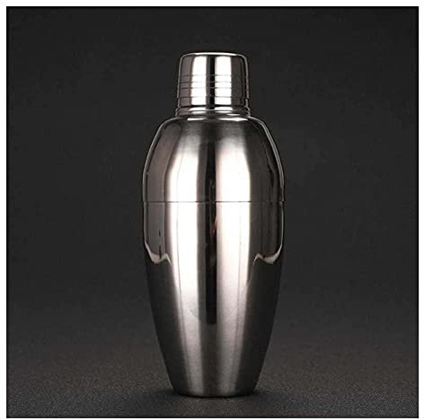 Set de Coctelería Beber Shaker Cocktail Shaker Set By Bartending Kit de acero inoxidable Coctelera de cóctel con colador de bebidas incorporado, MEDICIÓN Jigger Barrel Cocktail Kit ( Color : H )