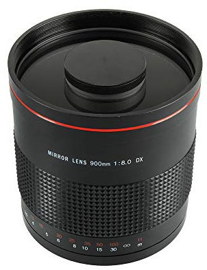 JINTU 900mm F/8.0 Telephoto Camera Lens F/8.3-16, Manual Focus for Canon NIKON 4000D 2000D 1300D 1200D 800D 850D 750D 250D 90D 77D 200D 6D 5D D5500 D3300 D3200 D5300 D3400 D7200 D750 D3500 D7500 D800
