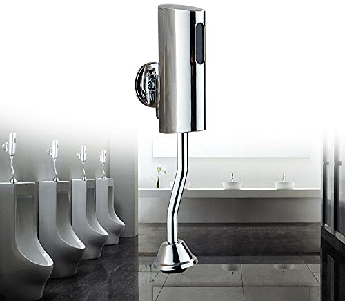 Urinal-Spülventil Automatischer Urinal Spülventil Sensor für die Wandmontage Intelligentes berührungsloses Urinal Spülventil, WC-Urinal-Spülventil mit gebogenem Rohr G1/2