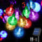 Jsdoin Solar Lichterkette Aussen, 7.5M 50LED Lichterkette Außen/Innen,8 Modi und Wasserdicht Outdoor Lichterkette für Balkon,Garten,Bäume,Hochzeiten,Partys,Terrasse (Bunt)
