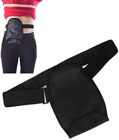 Ostomy Tasche Abdeckung, Universal, verstellbar, wasserdicht, für Stoma/Kolostomie, Schwarz