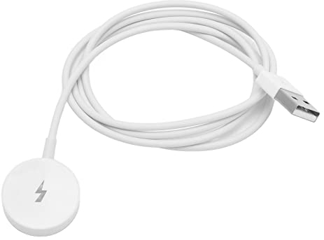 Smartwatch-Ladegerät, USB-Ladekabel-Dock, mit Kurzschluss-, Überlast- und Überspannungsschutz, für Fossil Q Gen 1, für Fossil Q Gen 2 Founder (Weiss)