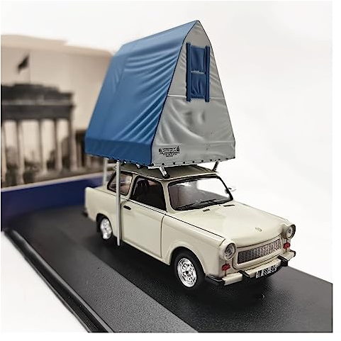 RSFIL Modellauto 1:43 for Trabant 601s 1980 Vintage Station Wagon Camper Legierung Druckgussfahrzeug Miniaturmodell Souvenir