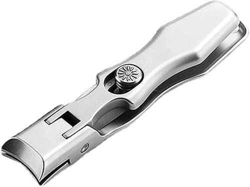 Ultra Sharp Nail Clippers Fingernail and Toenail Clippers Cutters Stainless Steel Wide Jaw Opening Anti Splash Sharp and Sturdy, Easy to Use Portable Nail Trimmer Manicure Tools for Men & Women