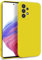 MyGadget Cover per Samsung Galaxy A53 5G - Custodia in Silicone Morbido a Doppio Strato – Case con Protezione Fotocamera & Fodera Interna Antigraffio - Giallo