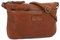 Gusti Umhängetasche Handtasche Damen Leder Veronika Ledertasche Damen Braun Leder