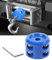 bylikeho Gummi-Windenstopper, Seilwinde, Seilschoner, Hakenstopper mit Inbusschlüssel, Autozubehör, Windenseil, Stoßdämpfer, saugfähiger Stopper (blau)