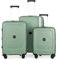 Hauptstadtkoffer Kotti - 3er Kofferset - Handgepäckskoffer 55 cm, mittelgroßer Koffer 65 cm + großer Reisekoffer 75 cm, Hartschale PP (Recycelt), TSA, Mint