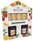 Mead ow Cot tage Shortbread & Jam Selection 150g Gift Box Strawberry & Orange Jams Jars Classic Shortbread