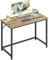 VASAGLE Tisch, Computertisch, Bürotisch, 100 x 50 x 76 cm, für Arbeitszimmer, Schlafzimmer, Wohnzimmer, Kamelbraun-tintenschwarz LWD041K01