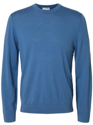 Selected Femme Herren Slhtray Ls Knit Merino Crew Neck Noos Slhtray Ls Knit Merino Crew Neck Noos (1er Pack)