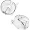 Set of 2 Coffee Machine Replacement Part Coffee Powder Seal Lid Easy Installation Clear Grinder Covers for Grindering Use