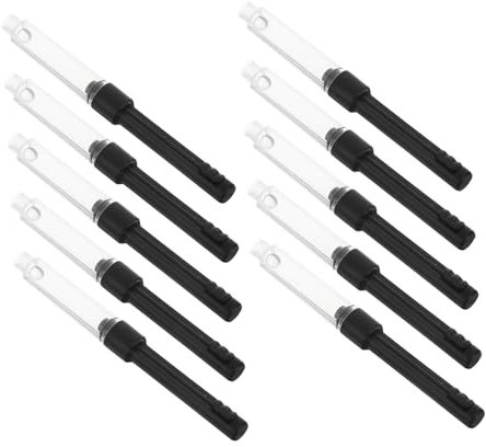 SHINEOFI 10pcs Fountain Pen Ink Refills Refillable Ink Converter Tool Extends Pen Usage Filling Converter