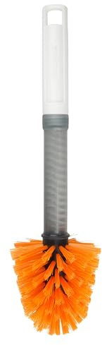 Fackelmann 60152 Reinigungsbürste 2 in 1 für Küchenmaschine, Küchenmaschine, schwarz, Kunststoff, 30,5 cm