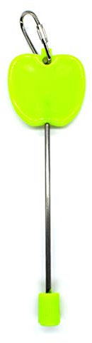 LLHCF Edelstahl-Fleischfutter-Halter, Stab, Obstspieß, Vogelbehandlungswerkzeug, Papageienspielzeug, Käfigzubehör