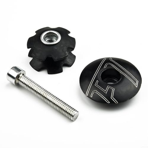 Bicycle Headset Star Nut with Top Cap and Steel Bolt for Fork Installation