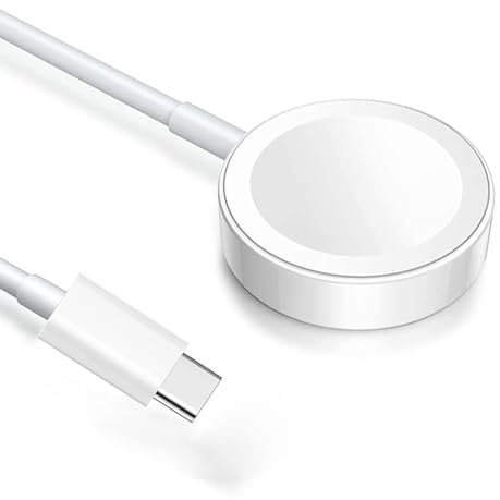 Nouvelle Station de Charge USB C pour Apple Watch, Rapide Inductif Câble, Portabilité Magnétique Chargeur, Compatible iWatch Series Ultra/SE/9/8/7/6/5/4/3/2 (1m)