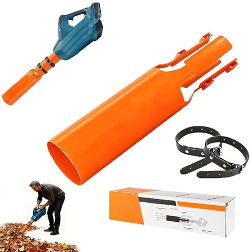 Laubbläser-Luftverstärker Turbo-Düse – 2-4 Zoll Universal, High-Flow Air Booster für Schnee, Laub, Schmutz, Garten, Dach & Parkplatz Reinigung (A)