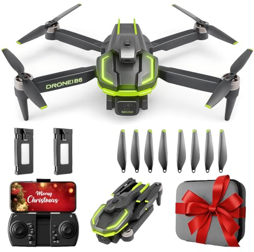 Drohne mit Kamera 4K für Kinder Anfänger, Bürstenlosem Motor RC Quadcopter, Start mit einem Knopf/40 Min Lange Flugzeit/Höhenhaltung, Spielzeug und Geschenke für Jungen