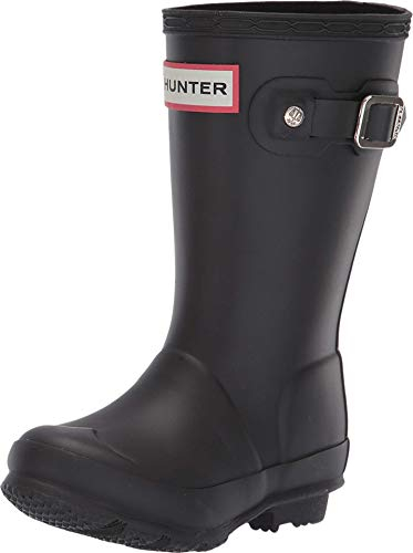 Hunters Original Kids, Stivali di gomma unisex bambino, Nero (black), 24