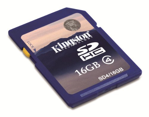 Kingston SDHC 16GB Class 4 Flash Memory Card