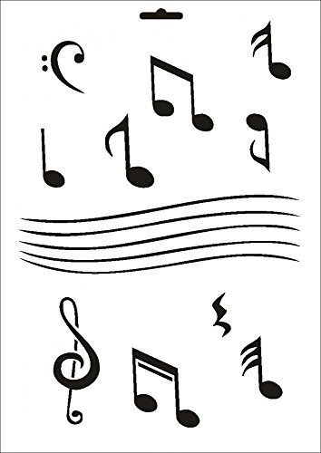 UMR-Design W-170 Music Wand/Textilschablone Grösse A4